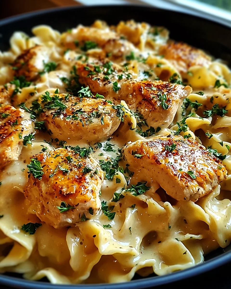 One Pan Chicken Noodles