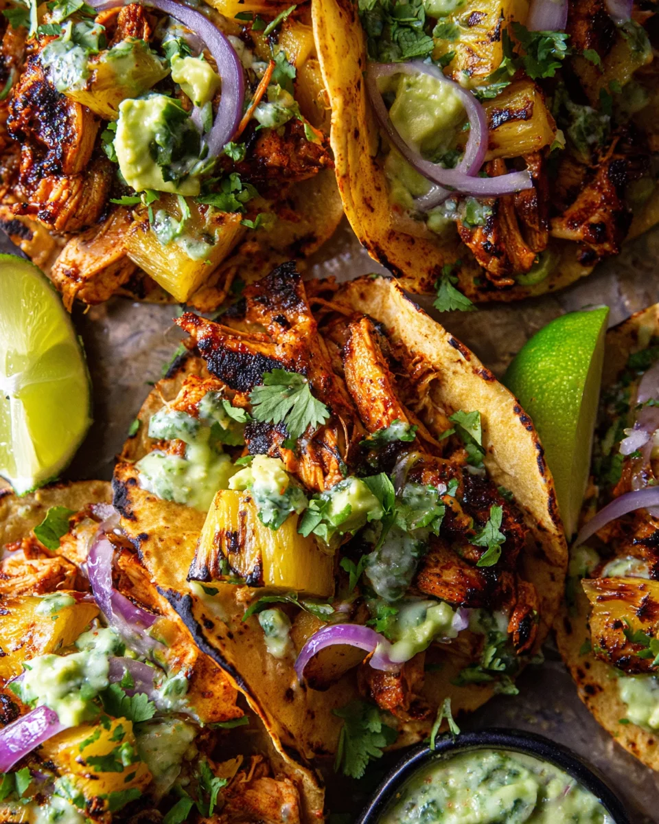 One Pan Chicken & Pineapple Tacos 23 One Pan Chicken & Pineapple Tacos