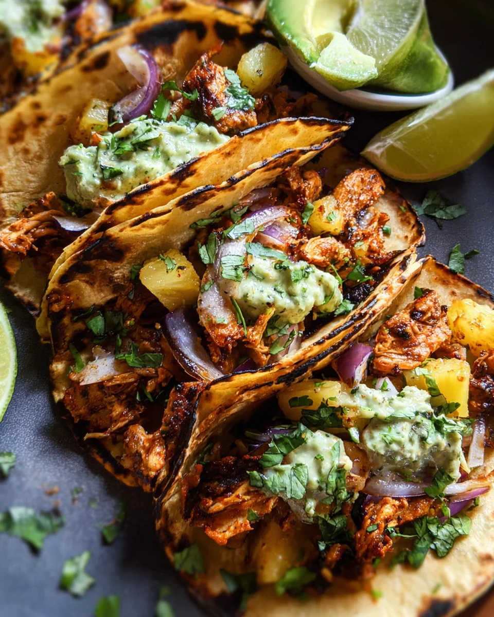 One Pan Chicken & Pineapple Tacos 21 One