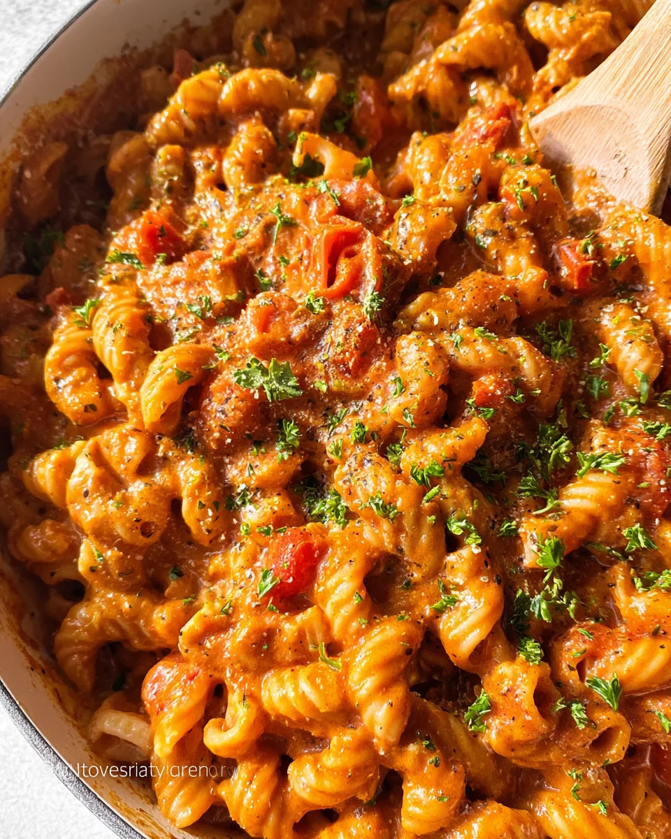 One Pot Creamy Tomato Pasta 20 One