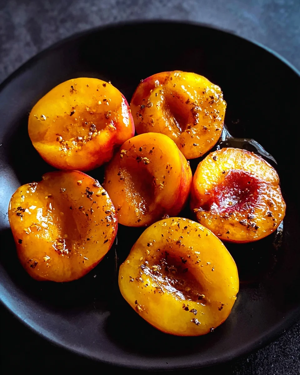 Pan Fried Peaches 16 Pan