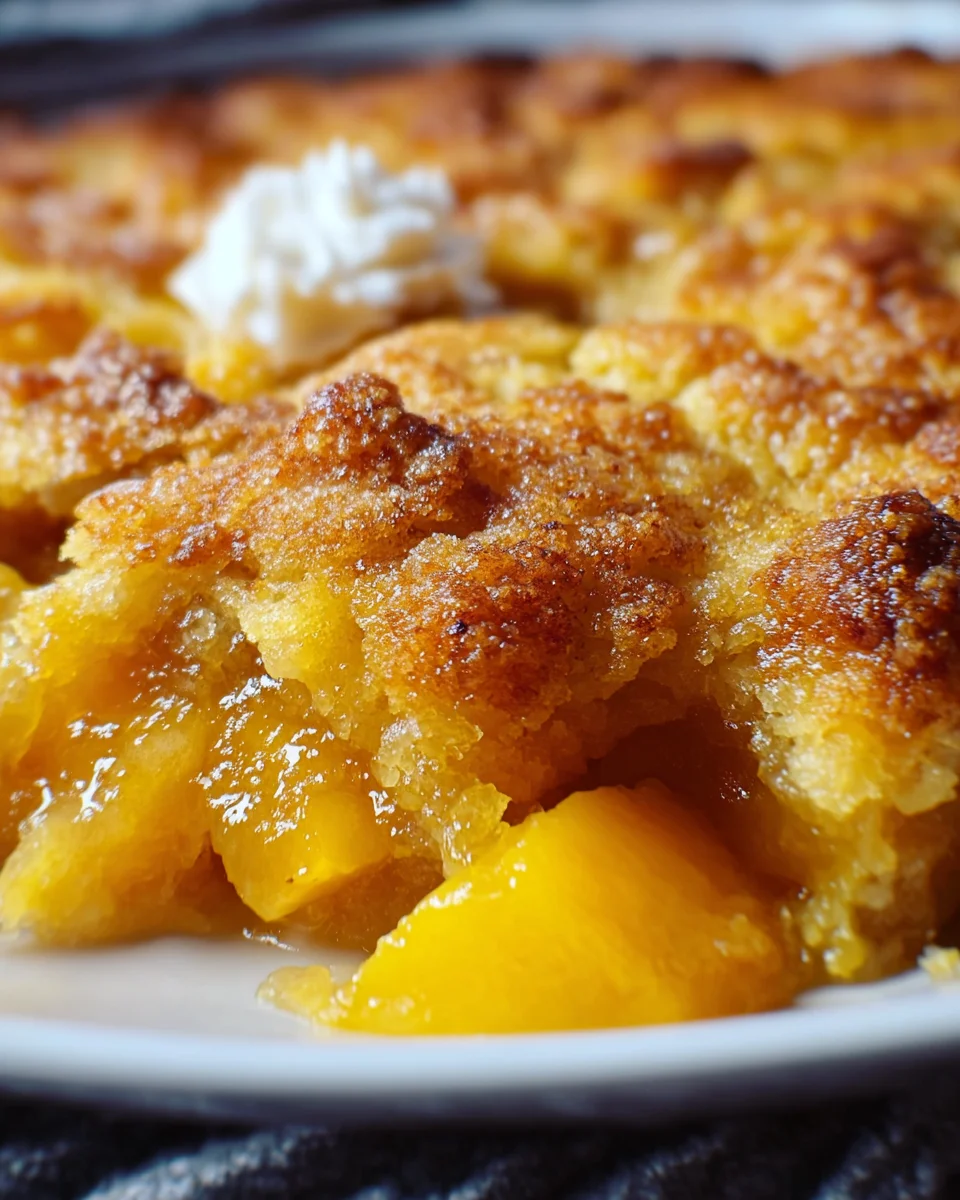 Peach Cobbler with Cake Mix 17 Peach