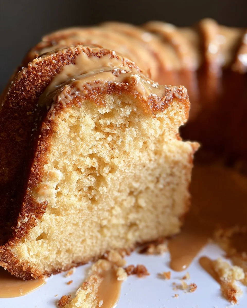 Peanut Butter Cream Pound Cake