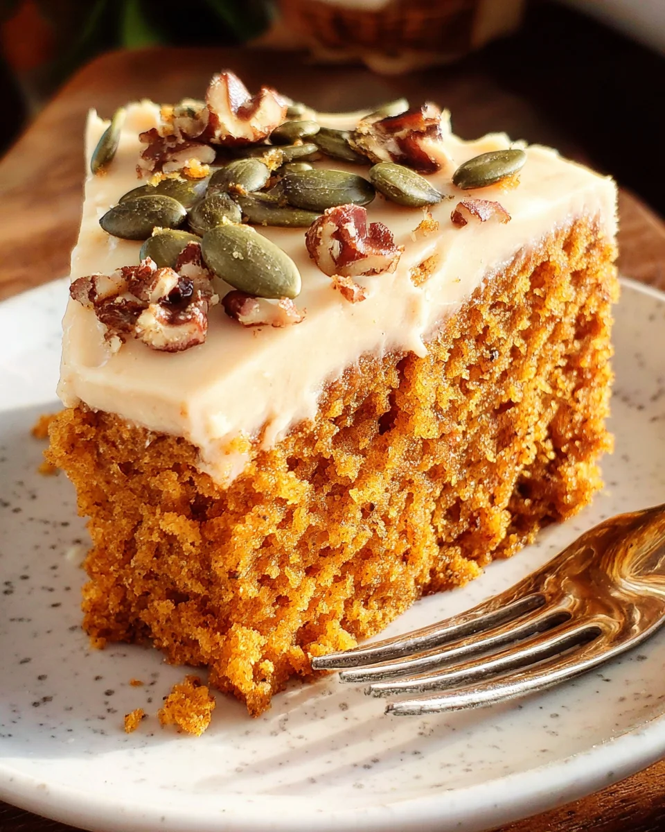 Pumpkin Spice Cake with Brown Sugar Cream Cheese Frosting 31 Pumpkin