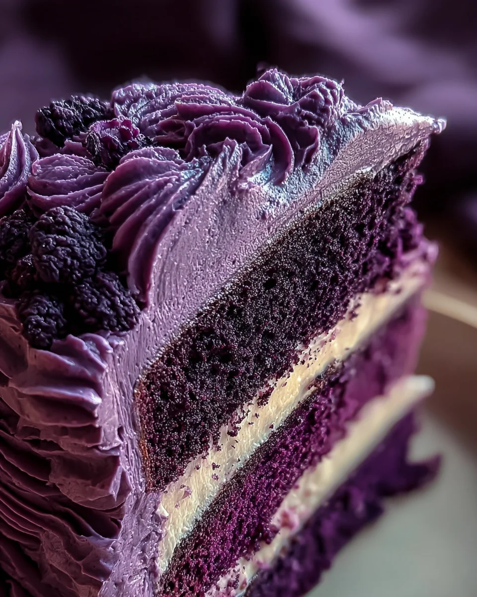 Purple Velvet Cake 27 Purple