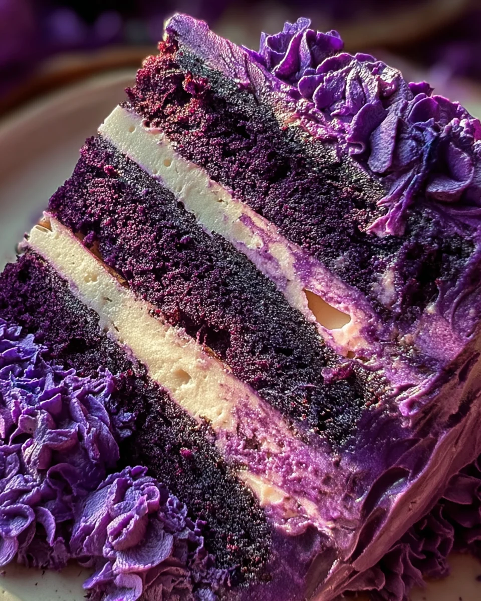 Purple Velvet Cake 28 Purple