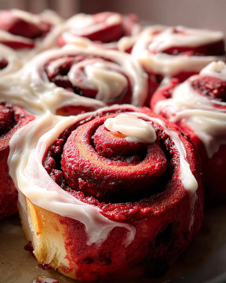 Red Velvet Cinnamon Rolls
