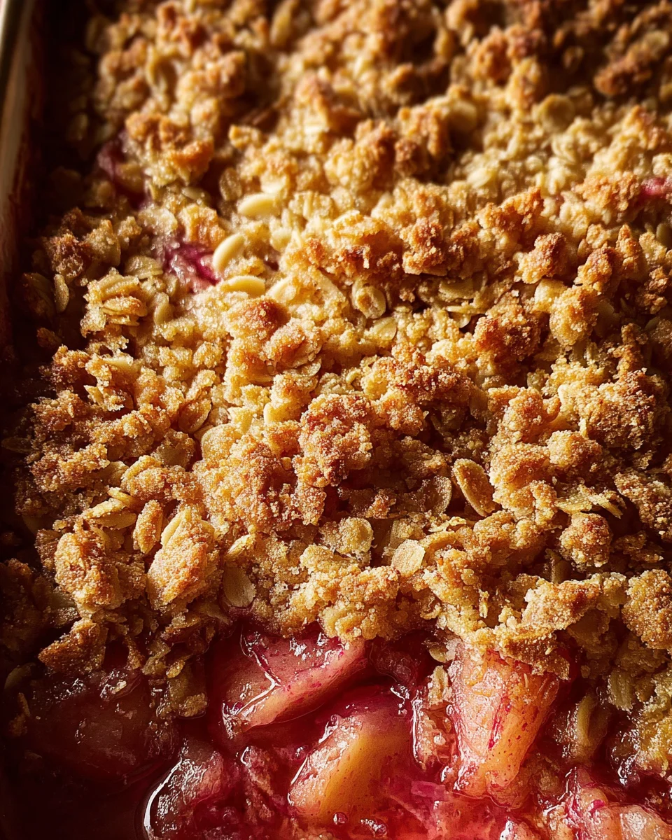 Rhubarb Crisp 20 Rhubarb Crisp