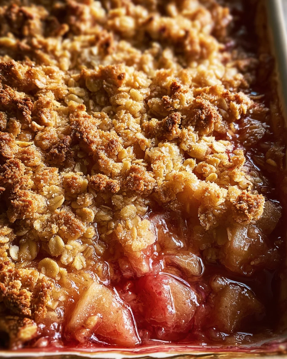 Rhubarb Crisp 17 Rhubarb