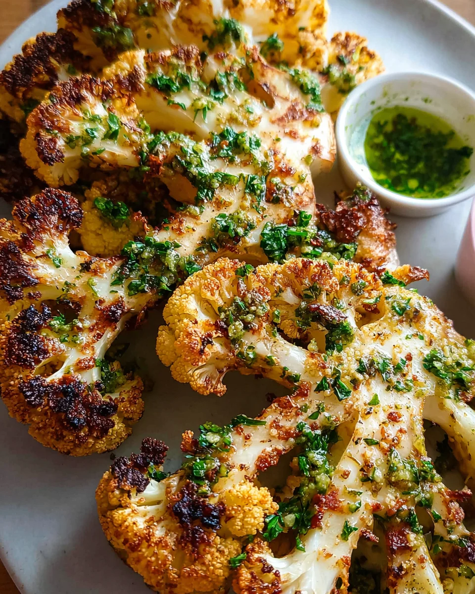 Roasted Cauliflower Steaks 17 Roasted