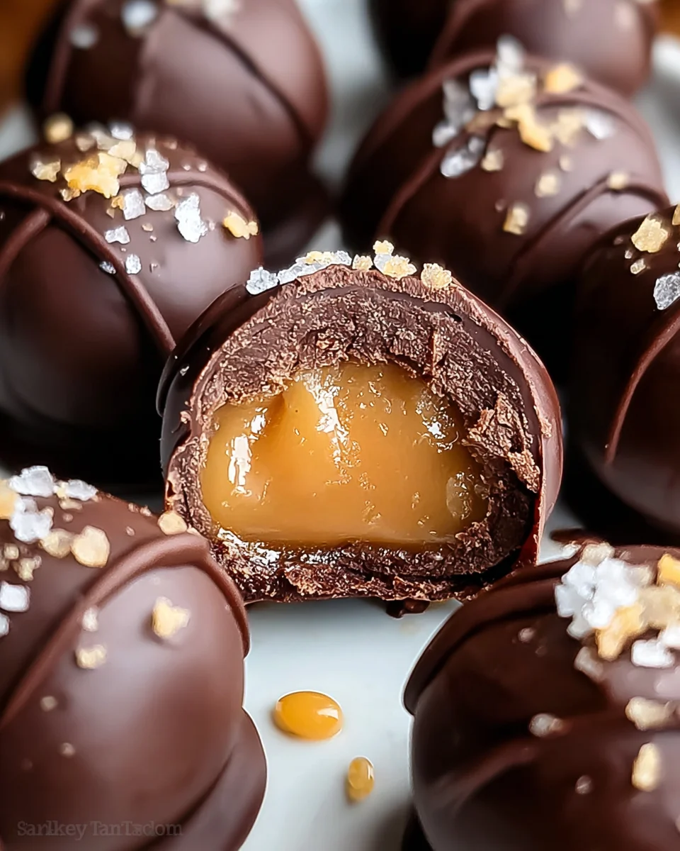Salted Caramel Truffles 17 Salted