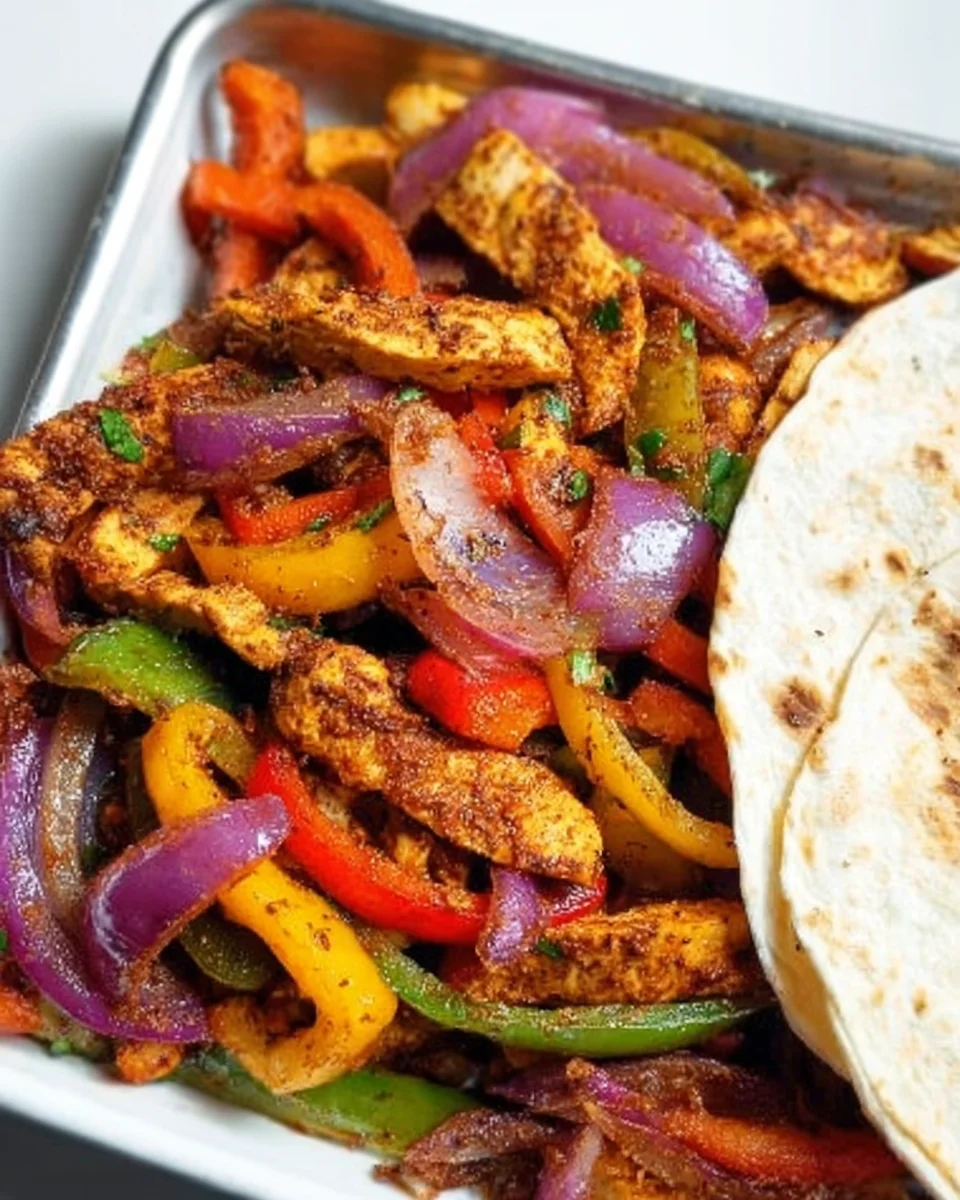 Sheet Pan Chicken Fajitas 26 Sheet