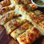 Sourdough Cheesy Breadsticks