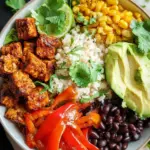 Spicy Baked Tofu Burrito Bowl 23 Spicy Baked Tofu Burrito Bowl