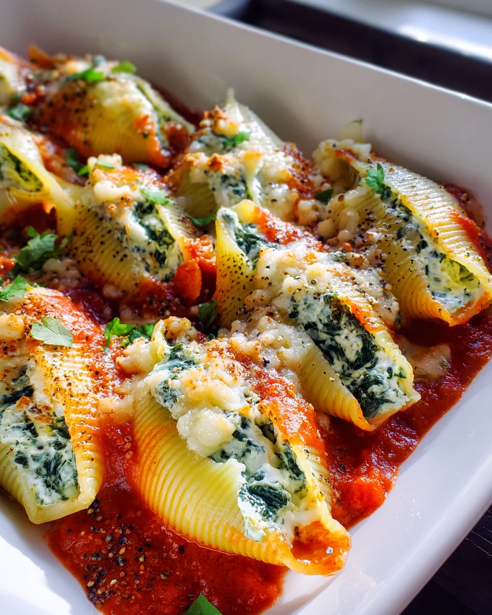 Spinach and Ricotta Stuffed Shells Recipe 20 Spinach