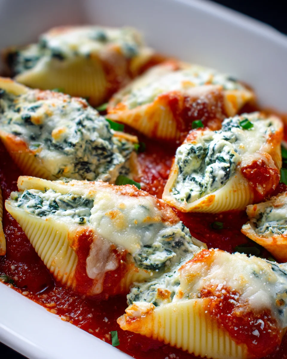 Spinach and Ricotta Stuffed Shells Recipe 21 Spinach