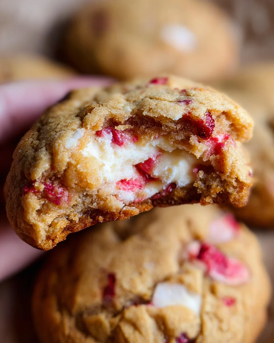 Strawberry Cheesecake Cookies 26 Strawberry Cheesecake Cookies