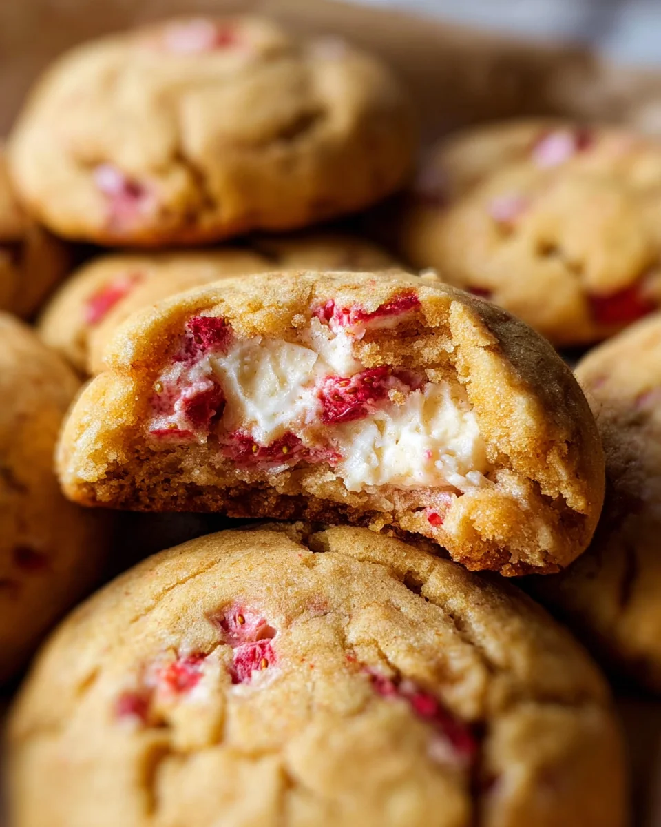 Strawberry Cheesecake Cookies 23 Strawberry