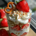 Strawberry Pretzel Salad Parfaits 18 Strawberry Pretzel Salad Parfaits