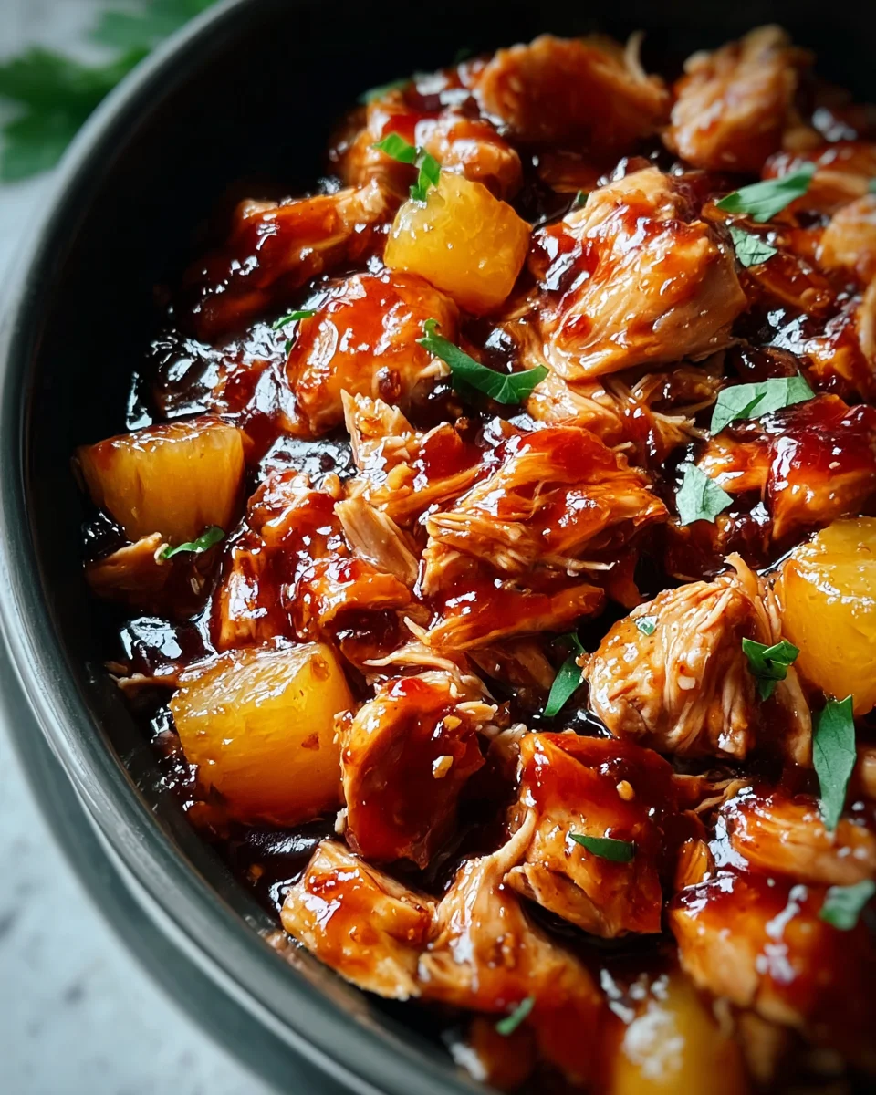 Sweet Hawaiian Crockpot Chicken