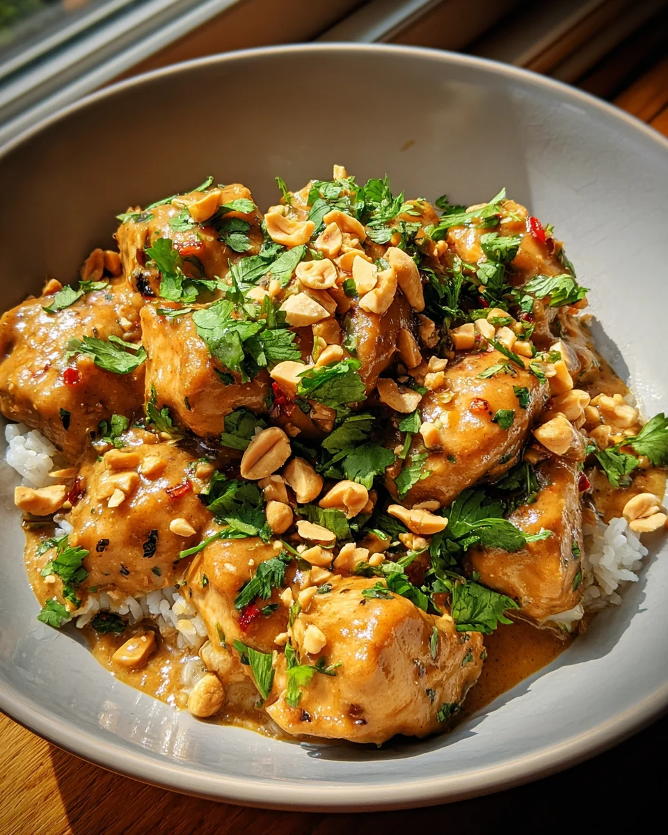Thai Peanut Chicken 25 Thai