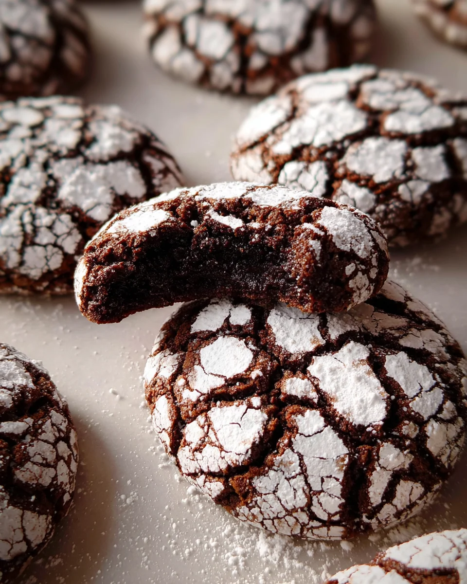 The BEST Chocolate Crinkle Cookies Recipe 22 The