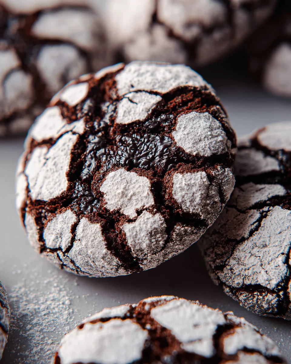 The BEST Chocolate Crinkle Cookies Recipe 23 The