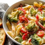 Vegan Pasta Primavera with Creamy Garlic Cashew Sauce 31 Vegan Pasta Primavera with Creamy Garlic Cashew Sauce