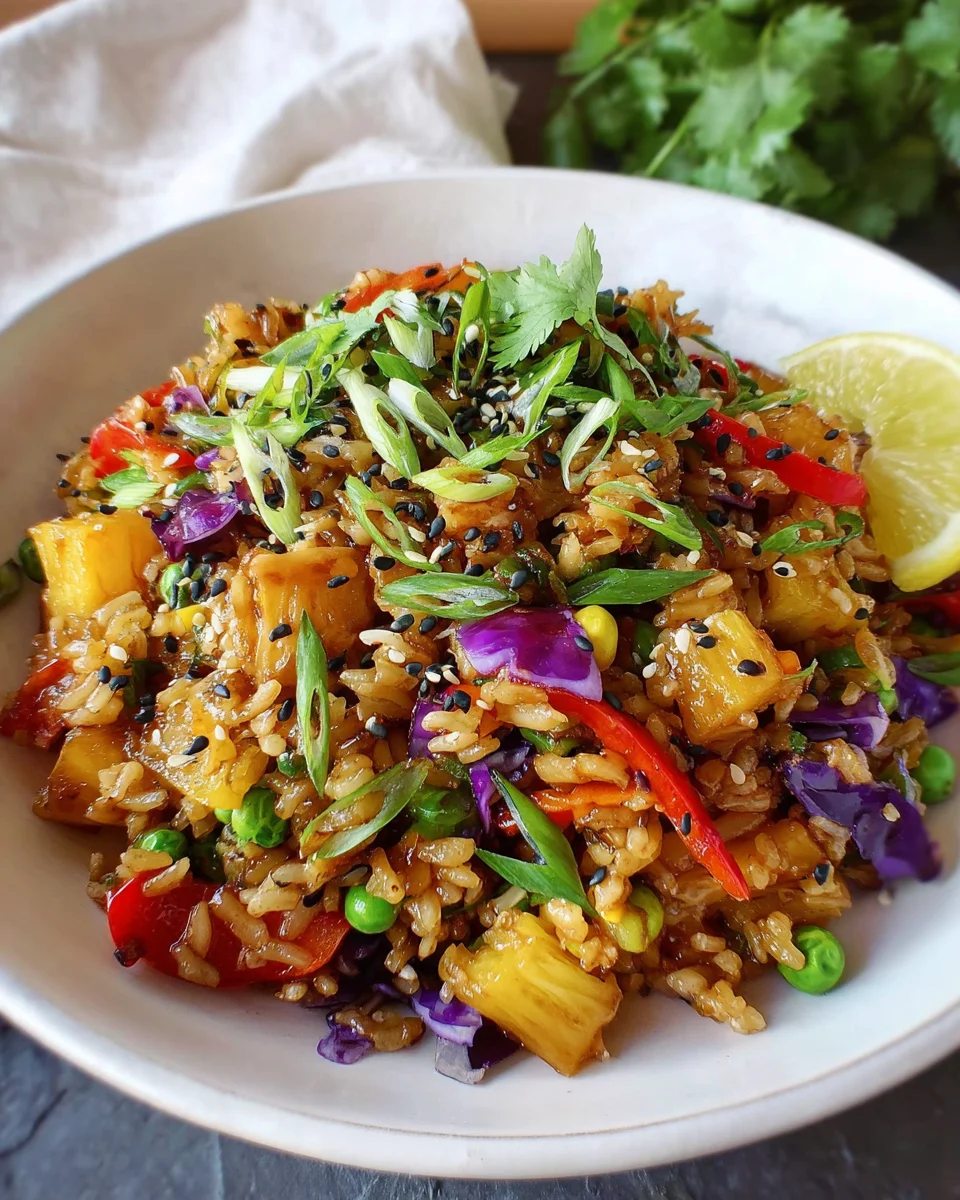 Vegan Pineapple Fried Rice
