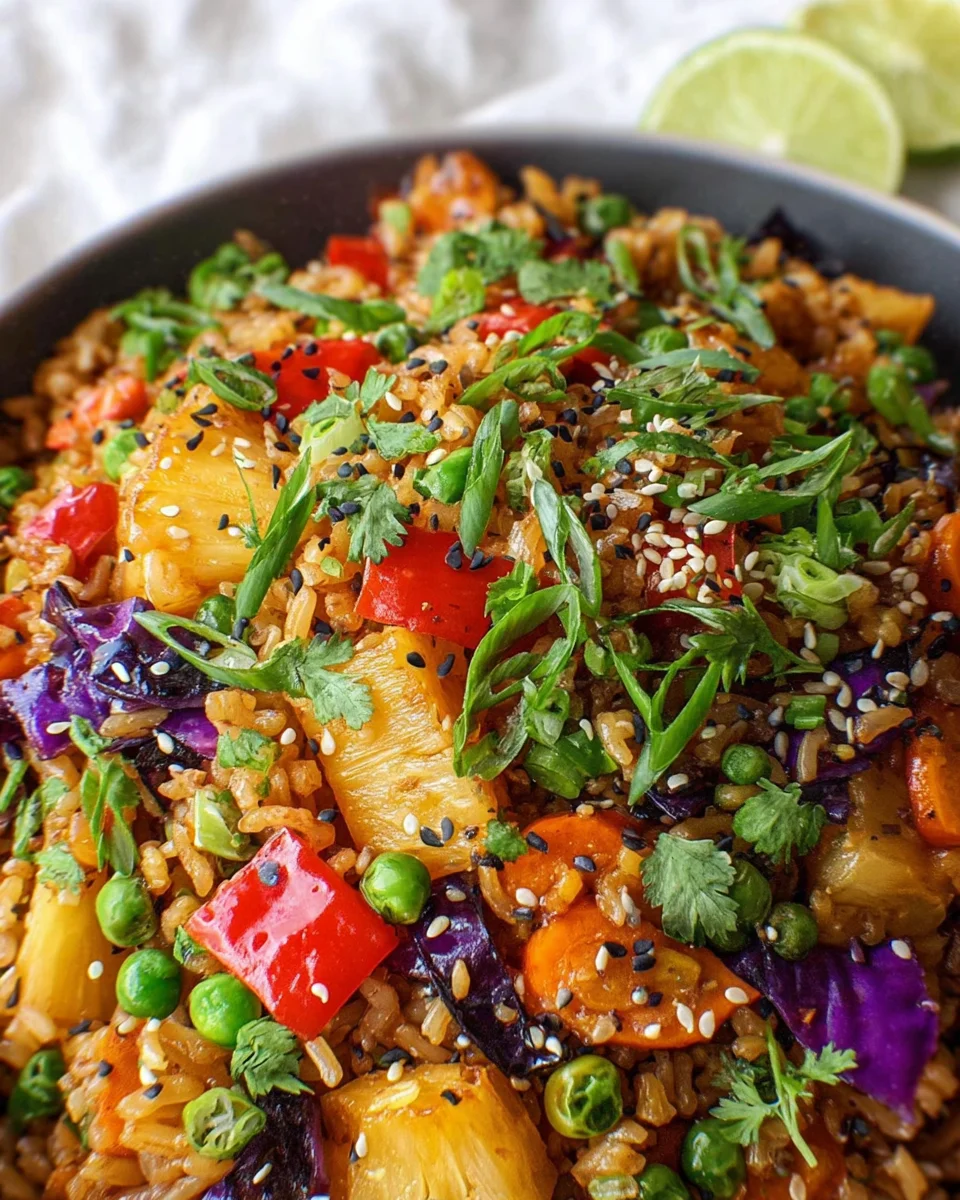Vegan Pineapple Fried Rice 23 Vegan