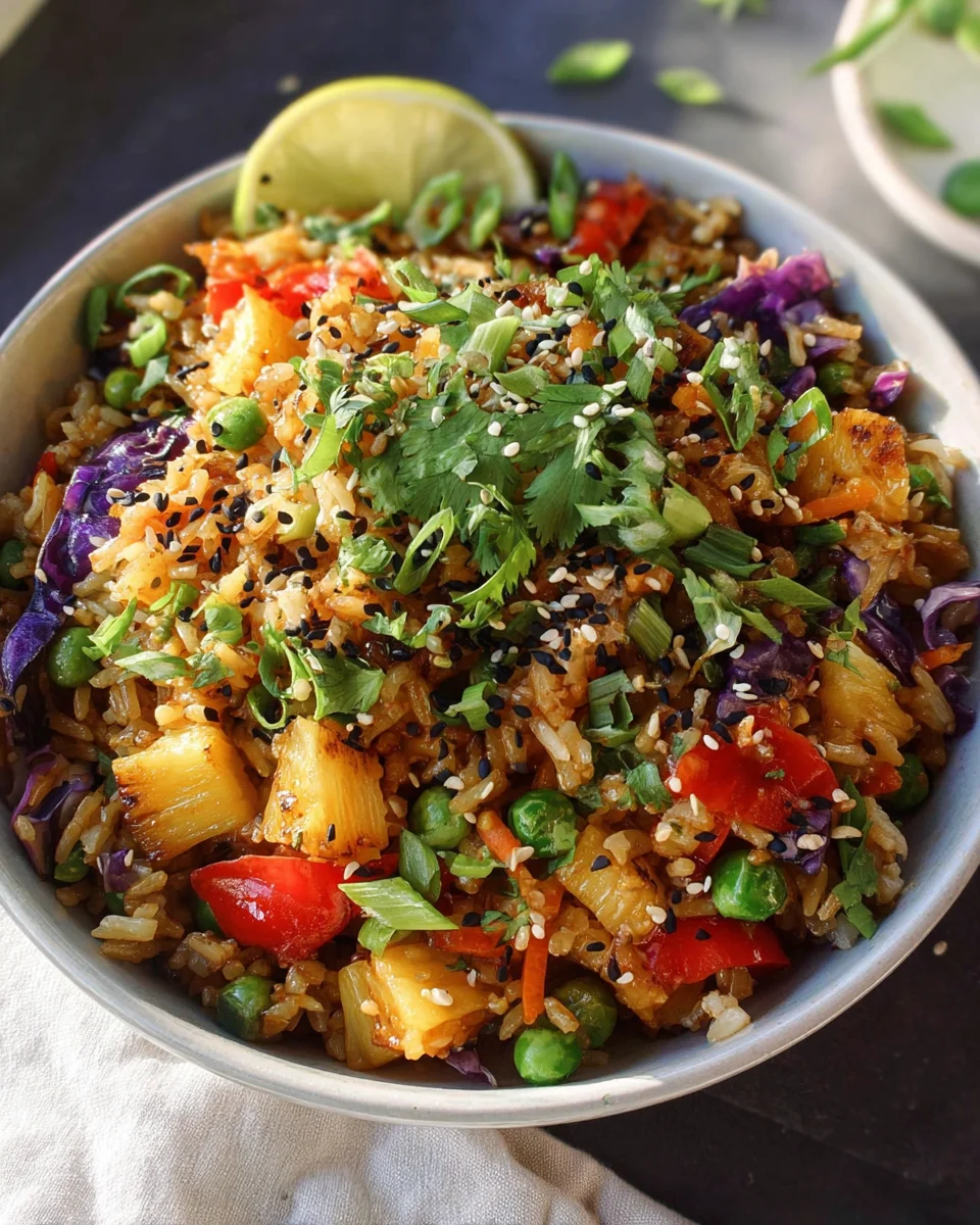 Vegan Pineapple Fried Rice 24 Vegan