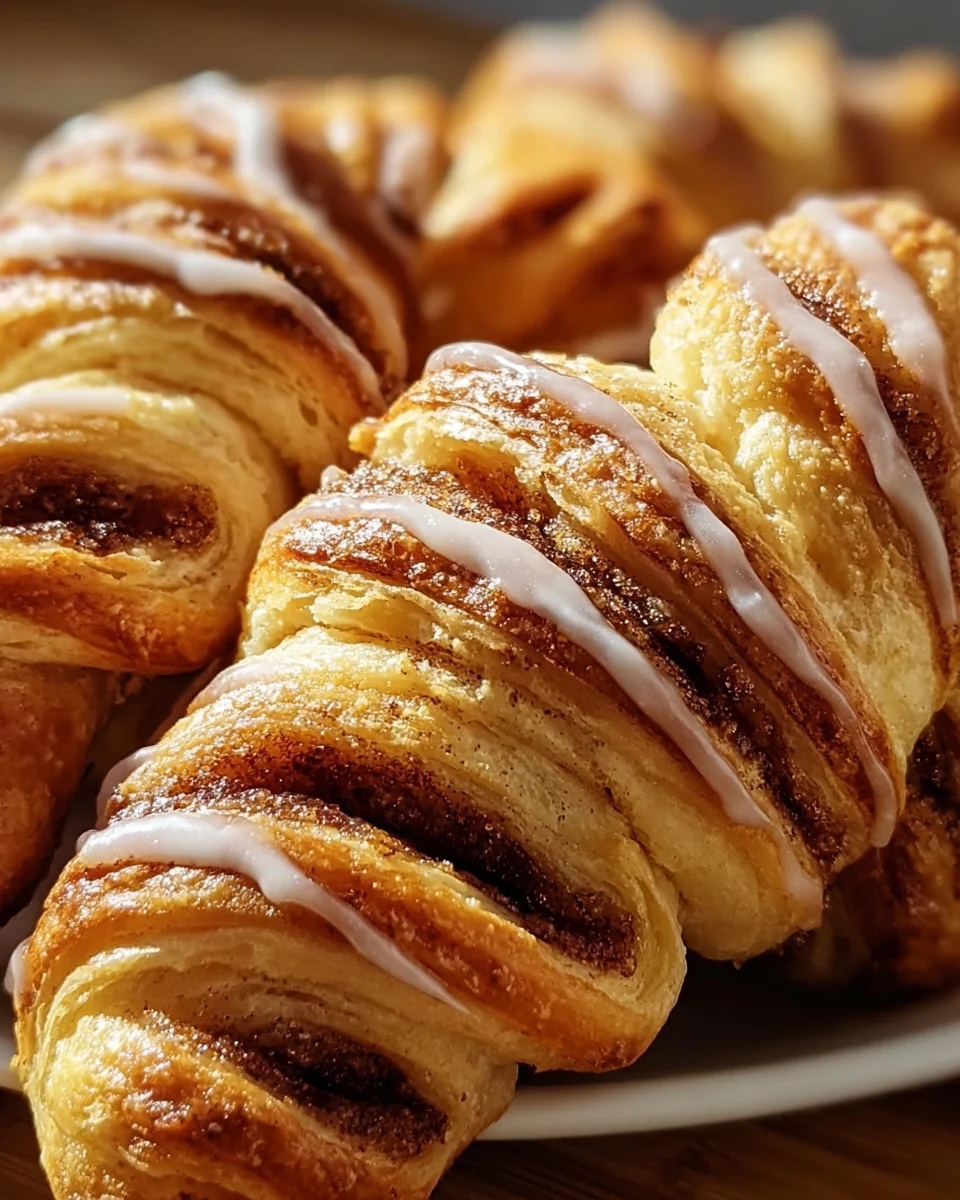 Warm Cinnamon Crescent Twists