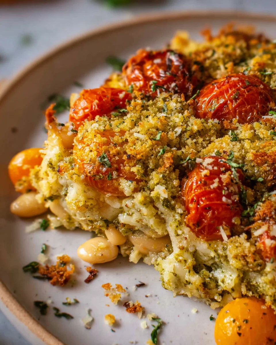 White Bean and Pesto Bake 21 White