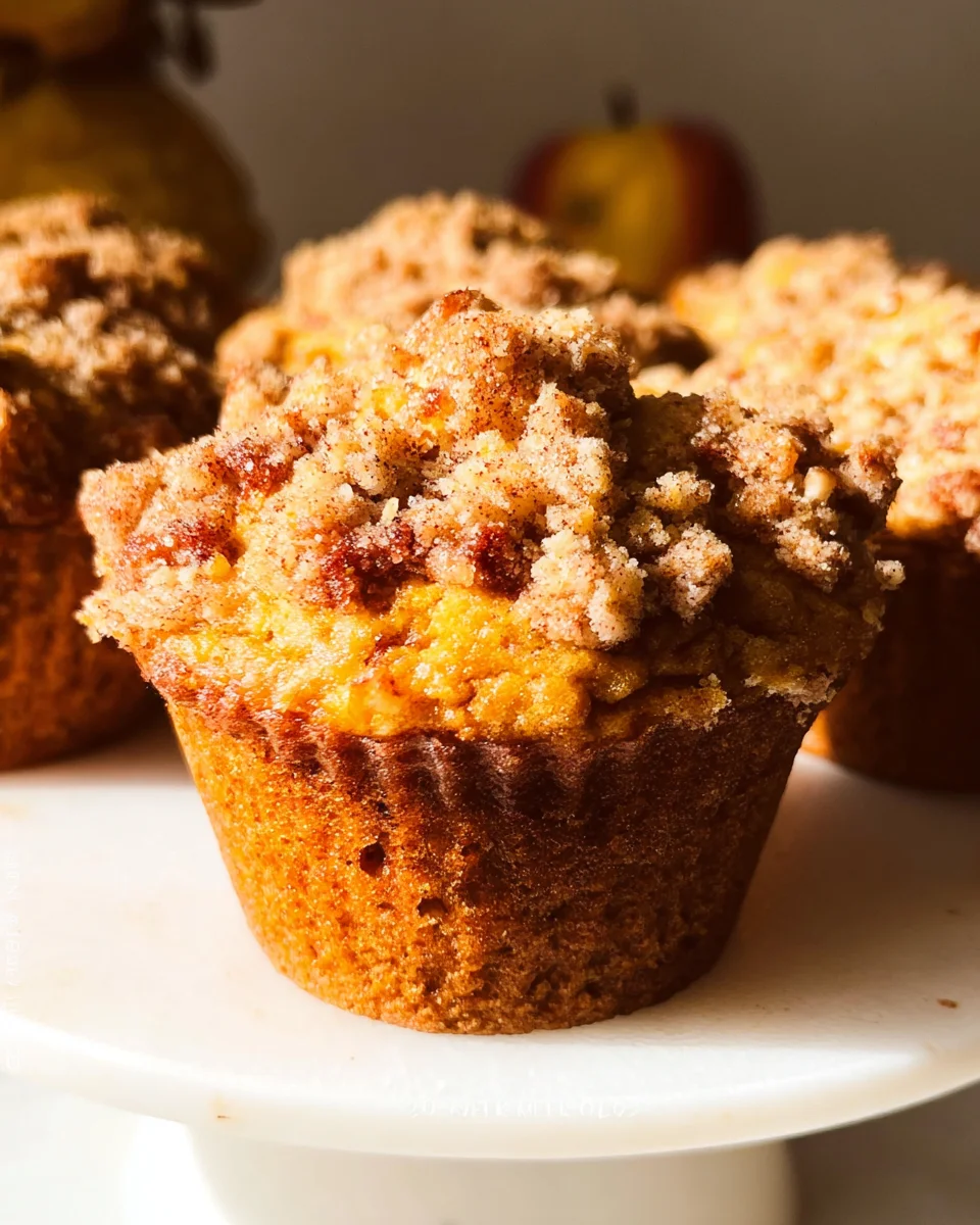 Apple Pumpkin Streusel Muffins Small Batch