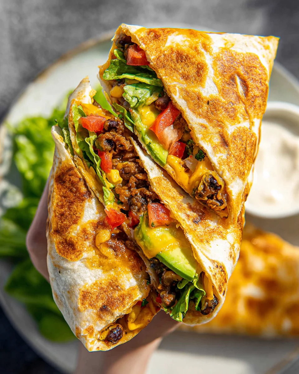 Black Bean Crunch Wrap 31 Black