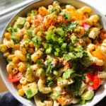 Buffalo Chickpea Pasta Salad