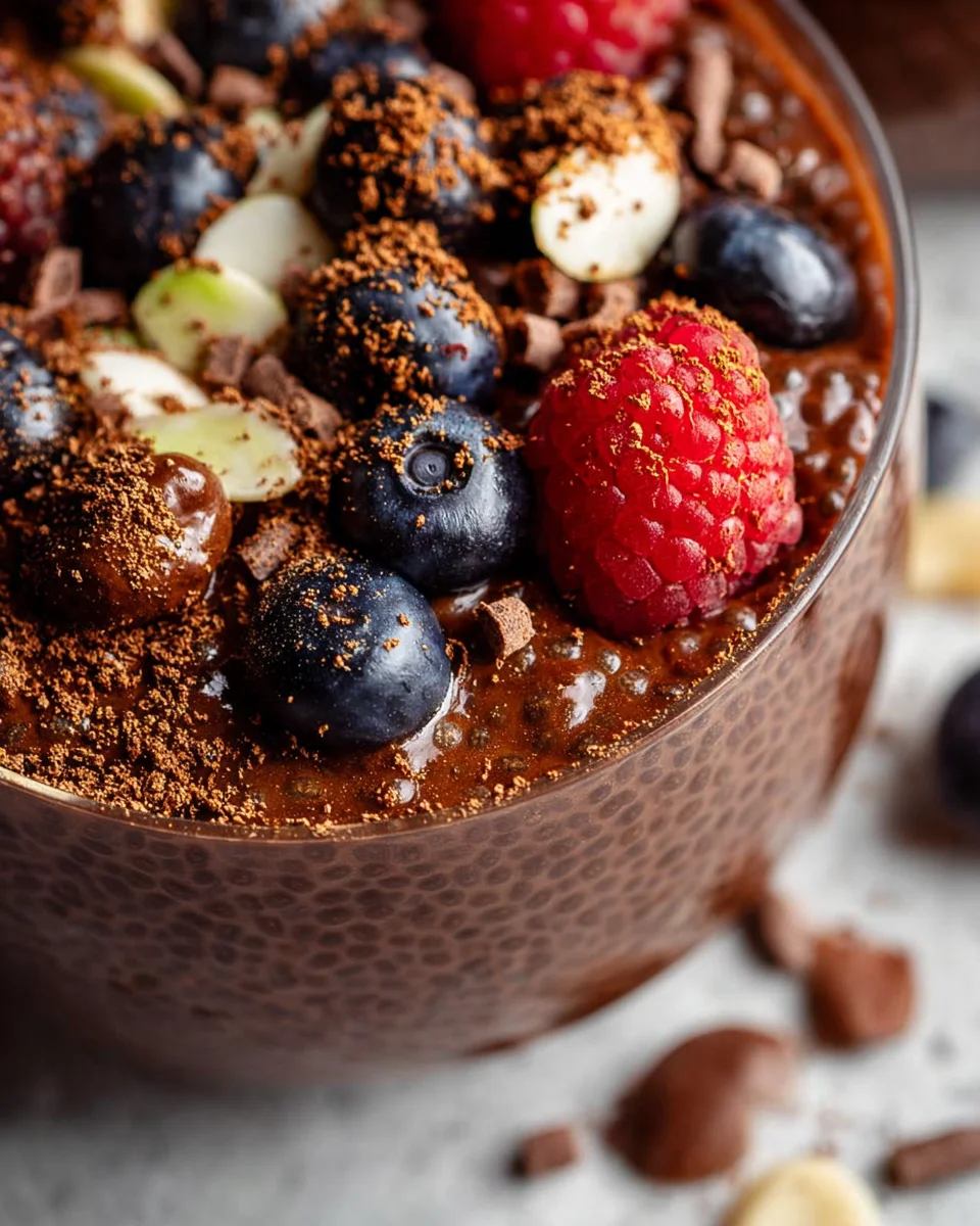 Chocolate Chia Pudding 16 Chocolate
