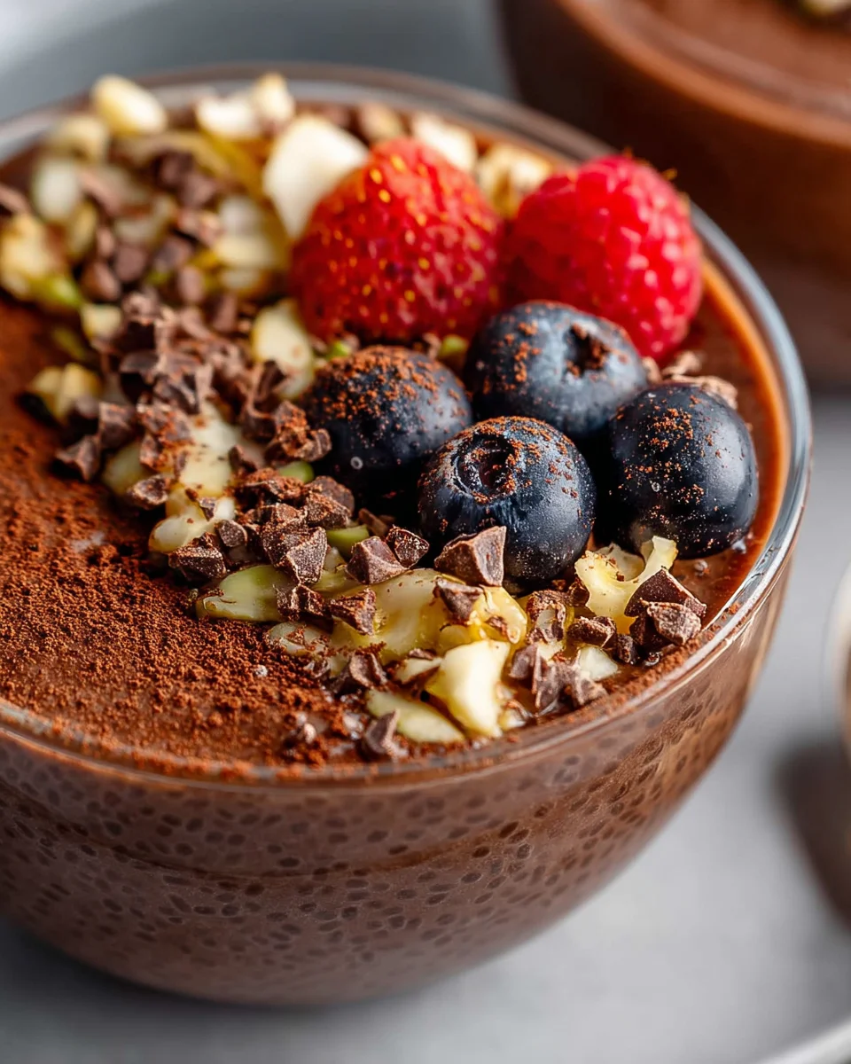 Chocolate Chia Pudding 17 Chocolate