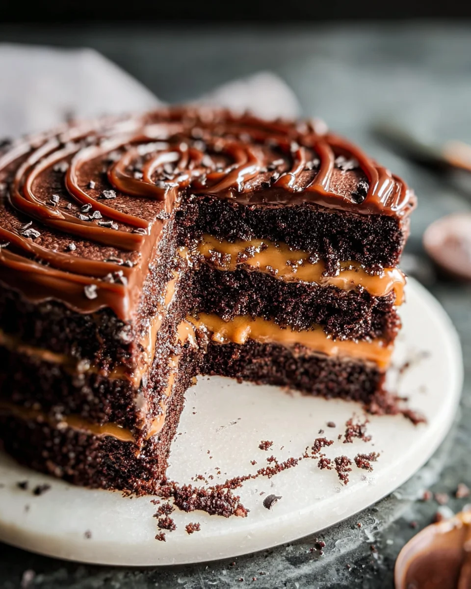 Chocolate Dulce de Leche Cake 31 Chocolate