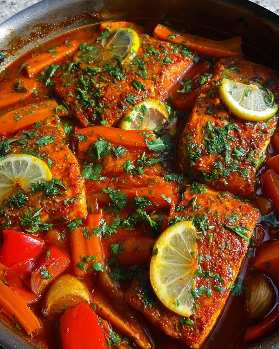 Classic Spicy Moroccan Fish in Rich Sauce 26 Classic