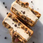 Cookie Dough Vegan Ice Cream Sandwiches (Easy + No-Bake!)