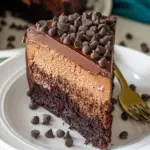 Copycat Hershey's Chocolate Bar Cheesecake