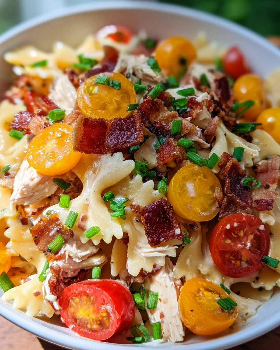 Crack Chicken Pasta Salad
