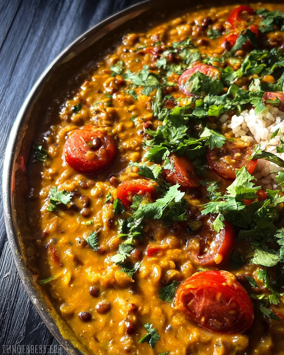 Creamy Coconut Lentil Curry Recipe