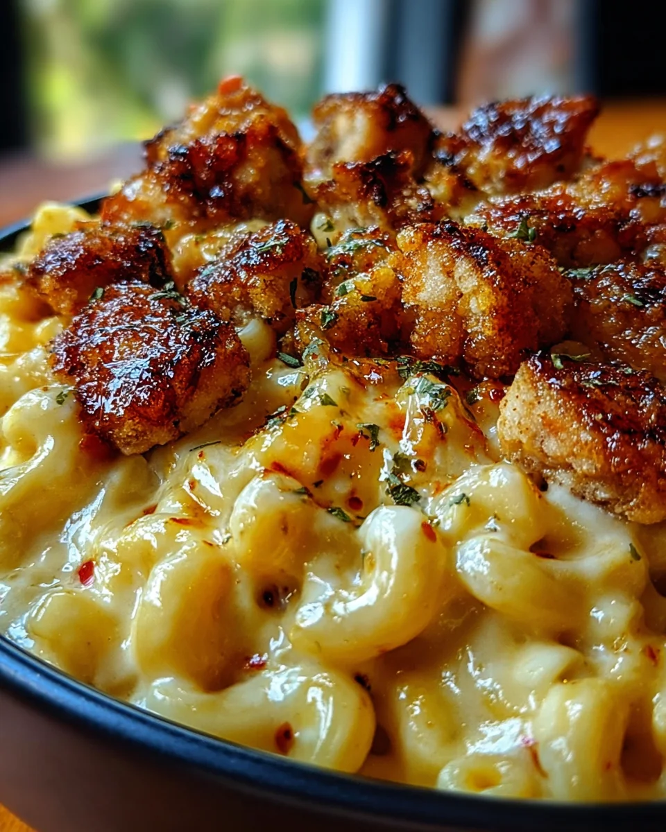 Creamy Honey Pepper Chicken Mac and Cheese Delight 29 Creamy