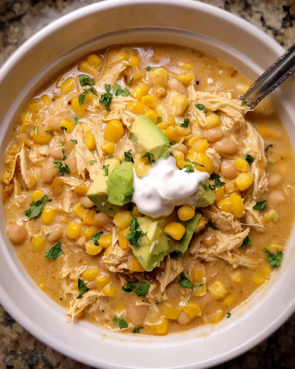 Crockpot White Chicken Chili