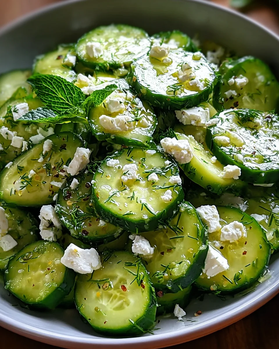 Cucumber Feta Salad