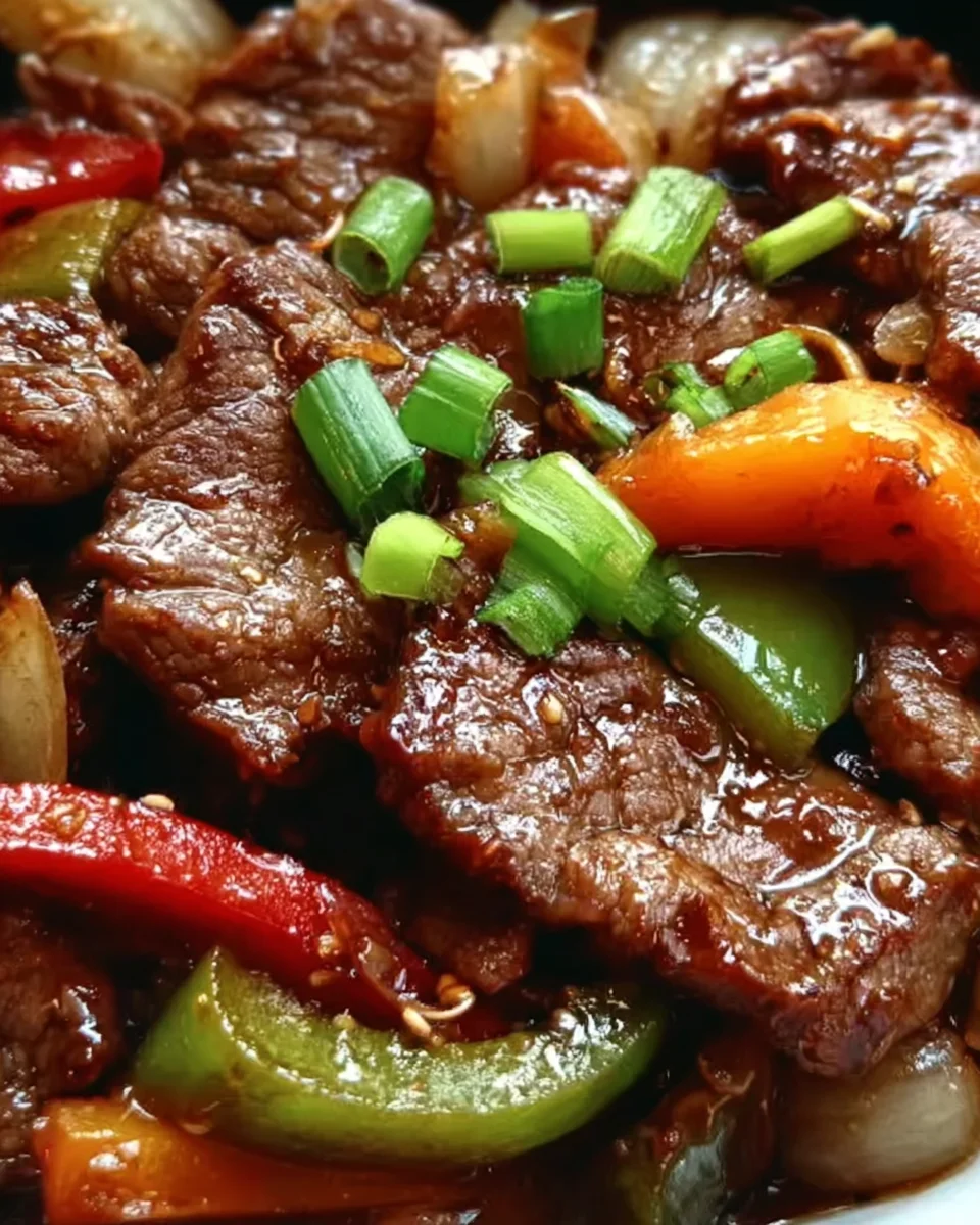 Easy Chinese Pepper Steak Recipe