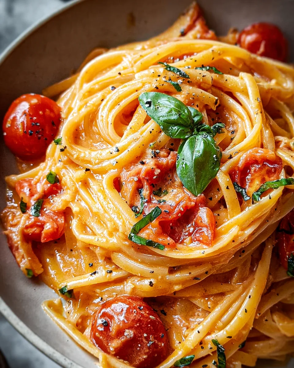 Easy One Pot Creamy Tomato Pasta