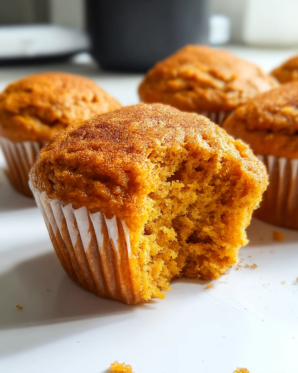 Healthy Greek Yogurt Pumpkin Muffins